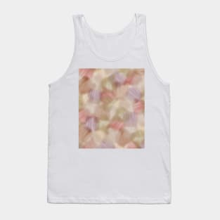 Abstract transparent dry brush technique pattern Tank Top